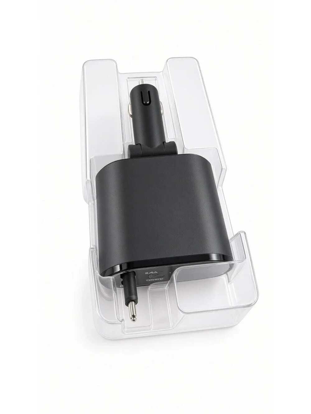 120W 4-in-1 Retractable Car Charger USB-C Dual Port Fast Charge 80cm